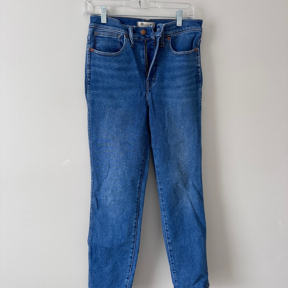 High Rise Blue Jeans Classic Style